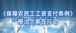 《保障农民工工资支付条例》根治欠薪在行动